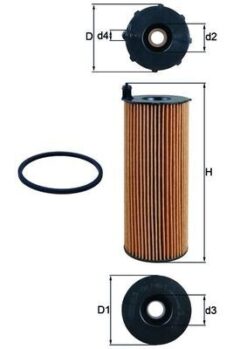 Yağ Filtresi Touareg 3.0tdı-3.0 V6 Tdı 06-10 -a4 04-08 -a5 04-11 -a8 03-10 -q5 08- -q7 06-10 - 057115561K-057115561L-LR002338