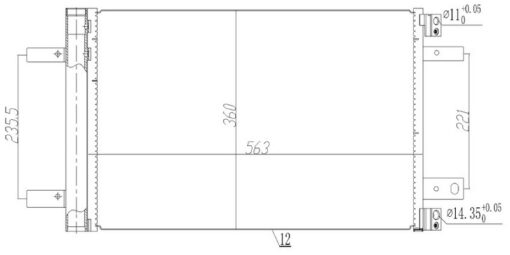 Klima Radyatörü Kondenseri Opel Astra L-grandland-vıvaro C-zafıra Lıfe Peugeot P3008 Iı-p308 Iı- P5008 Iı-p508 Expert Ivpartner-c4 Pıcasso-jumpy Iv-partner-berlıngo 1.2-1.5-1.6-2.0 Hdı-puretech-thp - 9816746580-9817334080-9673629780