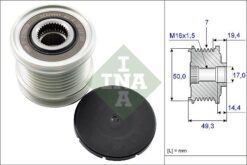Alternator Kasnagı Mercedes W203 W204 W205 C238 W211 W212 C207 W463 W166 C218 C253 W639 B906 B907 - A6421500660