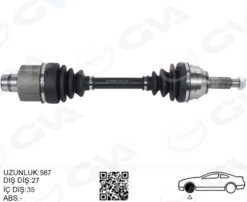 On Aks Komple Sag Mondeo I -ıı 1.6- 1.8- 2.0 93 00 - 96BG3B436AAB-1132653-1692055