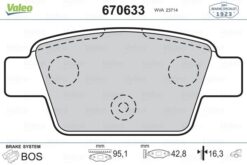 Arka Fren Balatası Fıat Stılo 02 Lınea 07 Bravo Iı 07 14 Alfa Romeo Mito 08 Multıpla 99 - 77364590-77363518-77362768-9949280