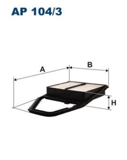 Hava Filtresi Cıvıc Vıı 1.4-1.6-1.7 İe Vtec- 2.0 Type-r 01-05 - 17220PLC000-17220PLCY00