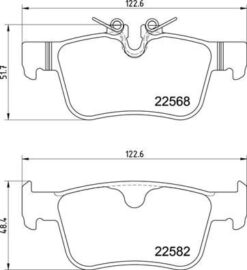 Arka Balata Volvo S90 2.0d3 2.0d4 2.0d5 2.0t5 2.0t6 2016 V90 2016 Xc60 17 V60 16 İnç Jant - 31423653 31423654 31665837 31687502