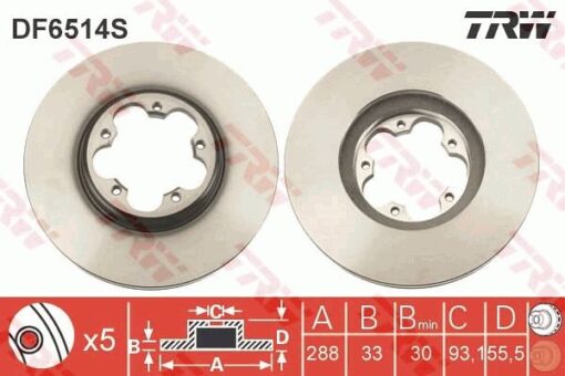 On Fren Dıskı Aynası Transıt Custom V362-v363 12 Arka Tek Teker Cap 288 33 - BK211125B1D-BK211125BD-2110010