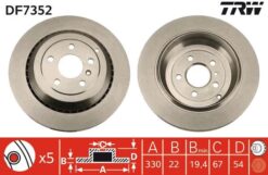 Fren Dıskı Arka 4-matic Mercedes X164 W251 W164 - A1644231312