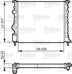 Radyatör Clıo Iı-logan 04 Kng 01 Mgn 96 1.4-1.61.5d-1.9 Al Klimasız Mek 430x377.5x23 - 7700838134-7700836301-7700436693