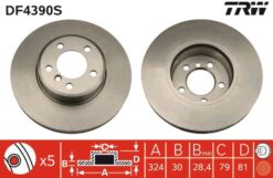 Fren Dıskı On Adet Bmw E65 E66 02 08 - 34116864049