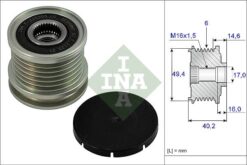 Alternatör Gergi Rulmanı Alternatör Kasnağı Golf3-passat-crafter 1.9-2.0 Tdı 1y-aaz-afn-cktb - 028903119P-028903119AA-028903119AQ