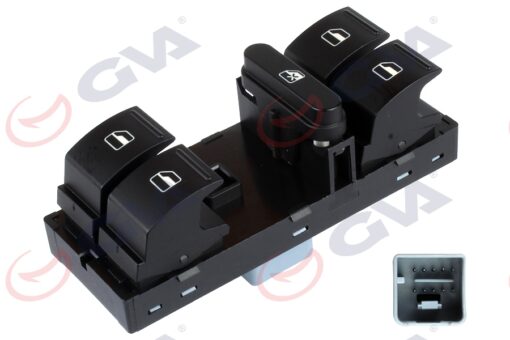 Cam Açma Anahtarı Ön Sol Vwag Tüm Modeller 04-12 Dörtlü - 1K4959857B