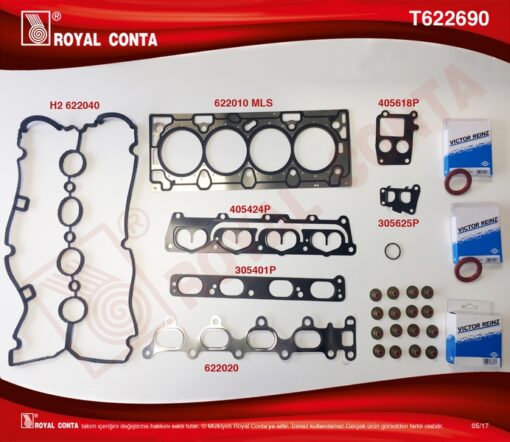 Üst Takım Contası Keçeli Astra G-h-vectra C 1.6 16v Z16xep - 1606221-93176980