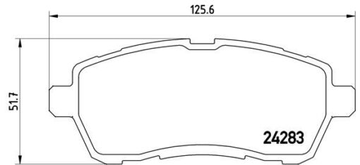 Ön Balata Fıesta Vı 1.4-1.4tdci 1.6 Tdcı 08 Swıft 10 Justy 07 Mazda Iı 07 Sırıon 08 - 1550219-8V512K021AA-04465B1120