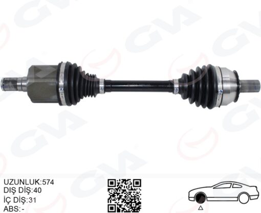 Ön Aks Komple Sol Volvo S60 Iı 15 2.0 D-t6-t5 S80 Iı D4-t6 15 V60 I 13 V70 Iıı 13 Otom. Sanzıman - 36010054-50709465-31325108