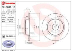 Arka Fren Dısk Aynası Yenı Connect Chc 1.6 /1.5 Tdcı 15 C-max 12 Kuga Iı 13 20 Grand C-max 11 Merkezleme Capı 63.5 Mm Yukseklık 50.8 Mm 5 Delik Dıs Cap 279.8 - DV612A315BA-AV612A3315BA-1683383