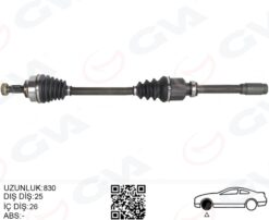 Komple Aks Sag On Psa 307 3a/c 1.6 A-t 00-07 - 3273.LQ-1041558-3273.AF