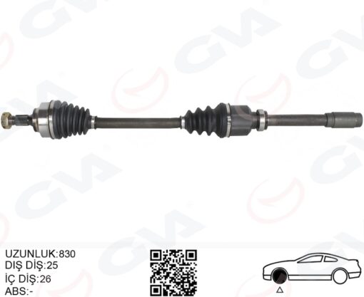Komple Aks Sag On Psa 307 3a/c 1.6 A-t 00-07 - 3273.LQ-1041558-3273.AF