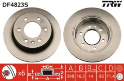 Fren Dıskı Arka Mercedes Sprınter B906 B907 B910 . Vw Crafter 30-35-50 - A9064230012-2E0615601A