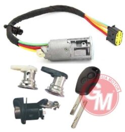 Kontak - Anahtarı 4lü Set Dacıa Logan-sandero R.trafıc Iı 2012- 2010-alarm Düğmeli Anahtar İle - 6001551102-6001549589