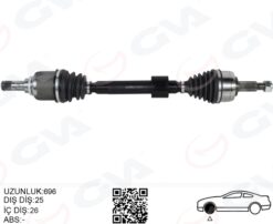 Ön Aks Sol Renault Megane Iv 1.3 Tce - 1.5 Dcı Euro 6 M-t Snz-tl4 16- - 391014832R-8201494687