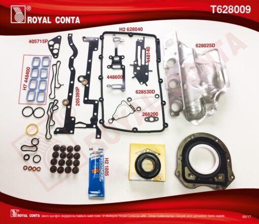 Motor Takım Conta Skt Keçeli S.lastikli Tam Takım C. Skcsiz Boxer Iıı Jumper Iıı 06 C81 110 C96 C110 150bg 2.2hdı 16v Euro5 12 Transıt Custom V347 2.2tdcı 155ps O.ceker - BK2Q6008AA-0304.58