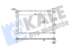 Su Radyatörü Mıtsubıshı Colt Vı Colt Czc Vı 1.1 1.3 1.5 04 12 - Smart Forfour 1.1 1.3 05 06 Mt Br Azıng 639x398x16 - MN130393-4545000703-4545000803