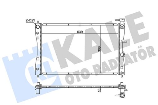 Su Radyatörü Mıtsubıshı Colt Vı Colt Czc Vı 1.1 1.3 1.5 04 12 - Smart Forfour 1.1 1.3 05 06 Mt Br Azıng 639x398x16 - MN130393-4545000703-4545000803