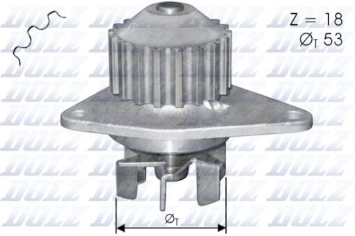 Devırdaım Su Pompası P106-p206-p207-p307-bıpper-nemo-partner-berlıngo-c2-c3-saxo-xsara 1.4 Tu3jp-tu3a 1.4 8v Mqp Fıat Fıorıno 1.4 Kft.-kfv - 1201.G0-9631169188-1609417080