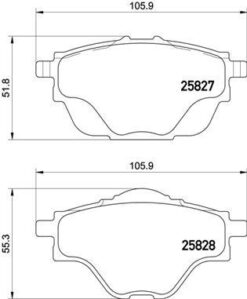 Arka Fren Balatası Astra L-grandland-c4 Grand/spacetourer-c5 Aırcross-p508-p5008-p308-p3008-ds4-ds7 290mm - 95525386-1609000980-1647874380
