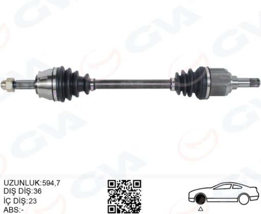 Komple Aks Sol On Fıat Doblo 119.223 1.4 01-10 - 51757652