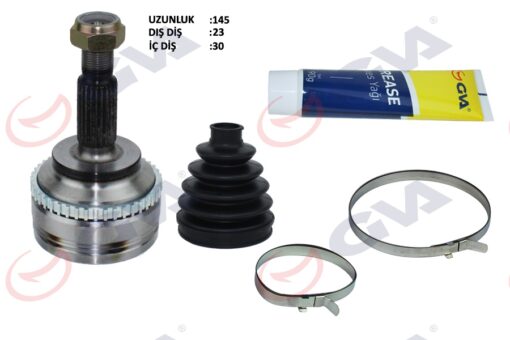 Aks Kafası Dış Ön Clıo Iı 98-05 Kangoo 98-08 1.5dcı Abs Li 44diş Kalın Freze 23x30x57.5 145mm - 8200535800-8200535798-8200236110