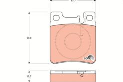 Fren Balatası Arka Mercedes W203 C208 W124 W210 W140 - A0034204920