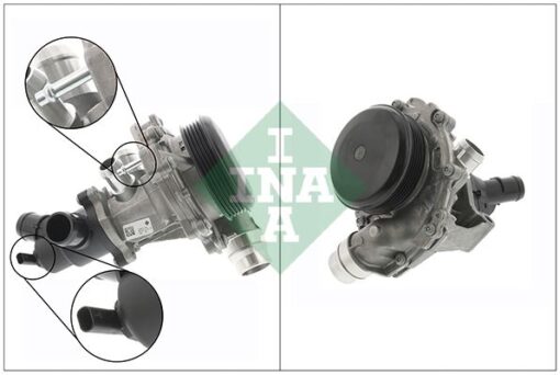 Devırdaım Pompası Mercedes Om651 W176 W246 C117 X156 Termostatlı - A6512000501-A6512000715