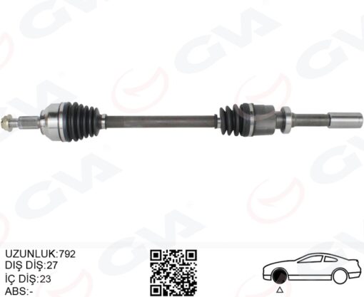 Komple Aks Sag On Renault Laguna Iı Bg0/1 1.6i 16v M-t Jh3 01-07 - 8200030619-7711134784-7711135319