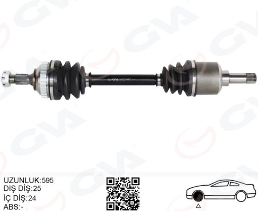Komple Aks Ön Sol Psa Partner 5.5f 2.0 Hdı Abslı 96-08 - 3272.9R-3272.1N-3272.6W