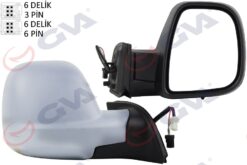Dış Dikiz Aynası Elektrikli Katlanır Sağ Partner-berlıngo 13- Astarlı Konveks Cam Sensörlü Vm-8118ebpsr - 1608177980 - 1608181080