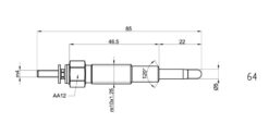Kızdırma Bujisi Y-701j Ford Ranger 2.5-kıa Sportage 2.0-mazda 2.5d 4wd Ym-vıtara 2.0 Td - XM3412A342BA-OK71018140-RFN118601A