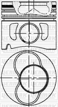 Motor Piston Segman Std 3-4 Piston Golf Iv-bora-t5-a3-a4-ıbıza-leon-octavıa 1.9tdı 00 79.51mm