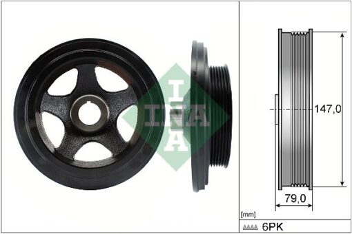Krank Kasnagı Mercedes Om611 Om646 W202 W203 Cl203 C209 W204 W210 W211 W638 W639 B901 B906 - A6460300903