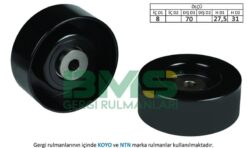 Alternatör Gergi Rulmanı Caddy 1.9d 96-00 - Polo 1.7 Sdı-1.9d-1.9 Sdı 94-01 - 028145278M