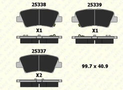 Arka Fren Balata Hyundaı İ20 1.2l G4la 15-20 1.4l G4lc 15-18 1.4l D4fc Crdi 15-18 / Elantra 1.6l D4fb G4fg 16- / Kıa Soul 1.6l D4fb 14- / Sportage 1.6l G4fd G4fj T-gdı 15- 1.6l D4fe 18- Delikli - 58302C8A30-58302F2A30-58302D7A70