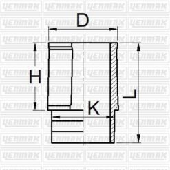Motor Gömleği P205-p309-p405b Xu9 Jaz-m/j1-xu5m/jpz-xu 7jpk 83.00 Çap Std - 9410198780-9410198880