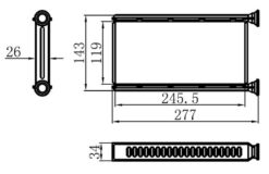 Kalorıfer Radyatoru Brazıng L200 12- At/mt Sanzuman 118x255x26 - 5240015620