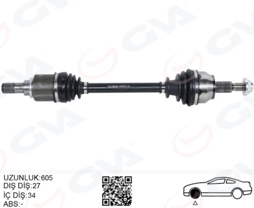 Ön Aks Komple Sol Ford Focus Iıı 1.6 Tı 11 17 Benzınlı - EV613B437EA-BV613B437BA-2066256