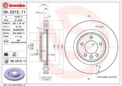 Fren Dıskı Arka Landrover Dıscovery V-range Rover Iv-range Rover Sport Iı - LR084067