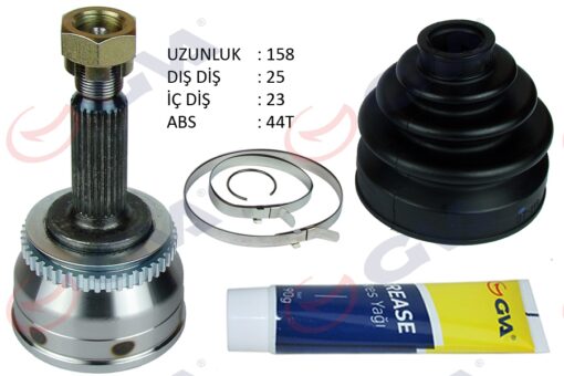 Aks Kafası Dış Hyundaı Accent Admıre 1.5l D3ea Crdı 3 Silindir 02-05 Abs Li 25x23x50 - Abs 44 Diş - 4950728E00-4950125905-495001C450