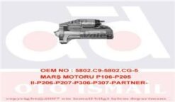 Marş Motoru 12v 1.3kw 9 Diş P106-p205 Iı-p206-p207-p301-p306-p307-partner-berlıngo-c2-c3-c4-nemo- Saxo-xsara 1.0-1.1-1.4-1.6 Benzin - 5802.C9-5802.CG-5802.N3-5802.R4