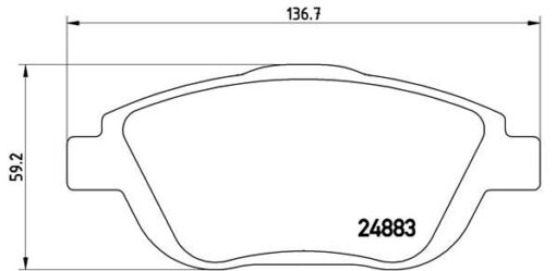 Ön Fren Balatası Corsa F 19 Crossland 17 Mokka 20 C3 Iı-ııı-aırcross 09 C4 14 208 19 2008 19 Ds3 15 15 İnç 283mm - 1647863580-1617293780-3649095
