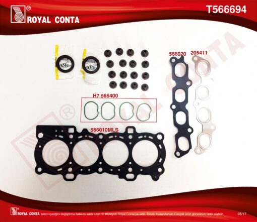Üst Takım Conta Skt Keçeli Subp.last Subap Kapak Contasız Focus Iı 1.6 16v 03 100hp - 3S4G6008AA