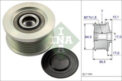 Alternatör Kasnağı Rulmanlı Nıssan Navara 2.5l Yd25ddti Dci D40 4x2 4x4 04- / Pathfınder 2.5l Yd25ddti Dci R51 4x4 05- - 23151EB301-23151EB30A-23100EB310