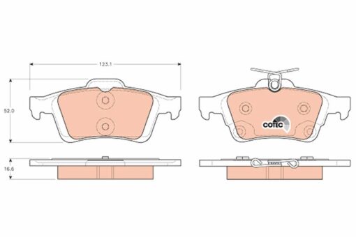 Arka Balata Focus Iı Cmax 03 Connect 02 Laguna Iıı 07 Opel Vectra C 02 Sıgnum 03 Cıtroen C5 08 Peugeot P508 10 18 1647875980-4254.a8 - 3M512M008AC-440601689R-93192623
