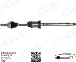 Komple Aks Ön Sağ Jaguar X-type I X400 2.2 D 954mm - C2S24982-C2S29730-C2S39944-C2S40434